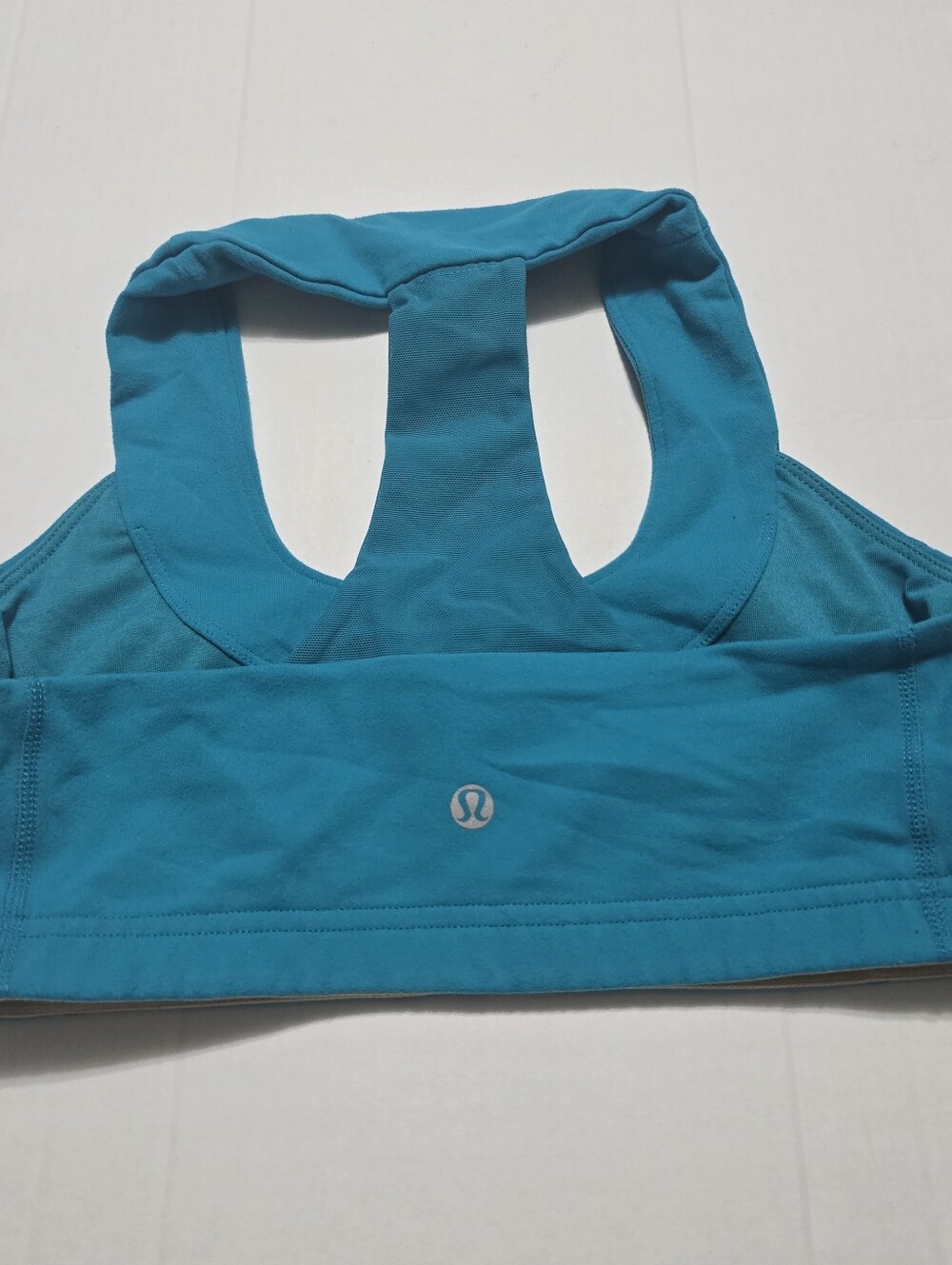 lululemon athletica Teal Blue Racerback Sports Bra Size 6